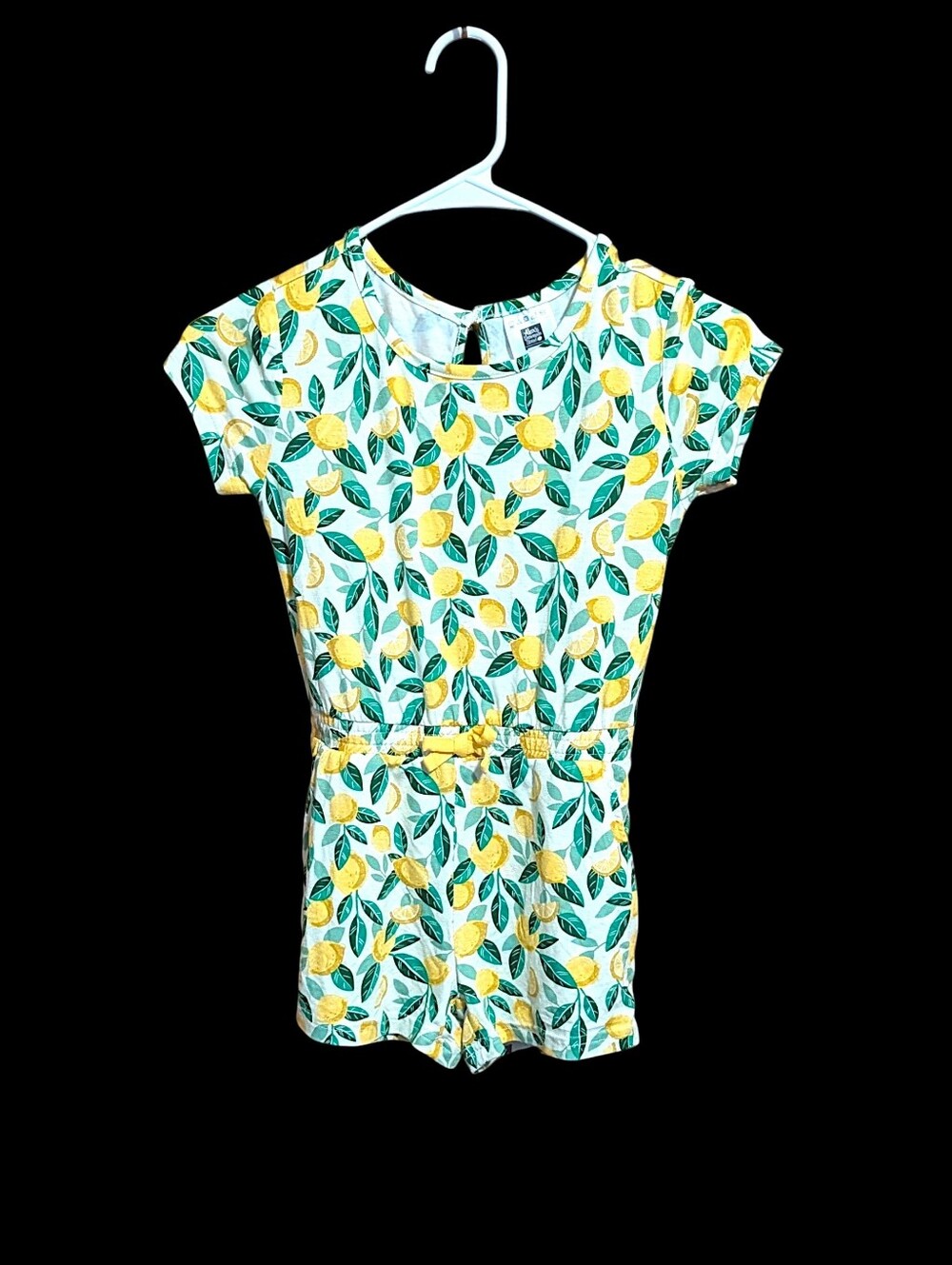 Lemon Print Romper